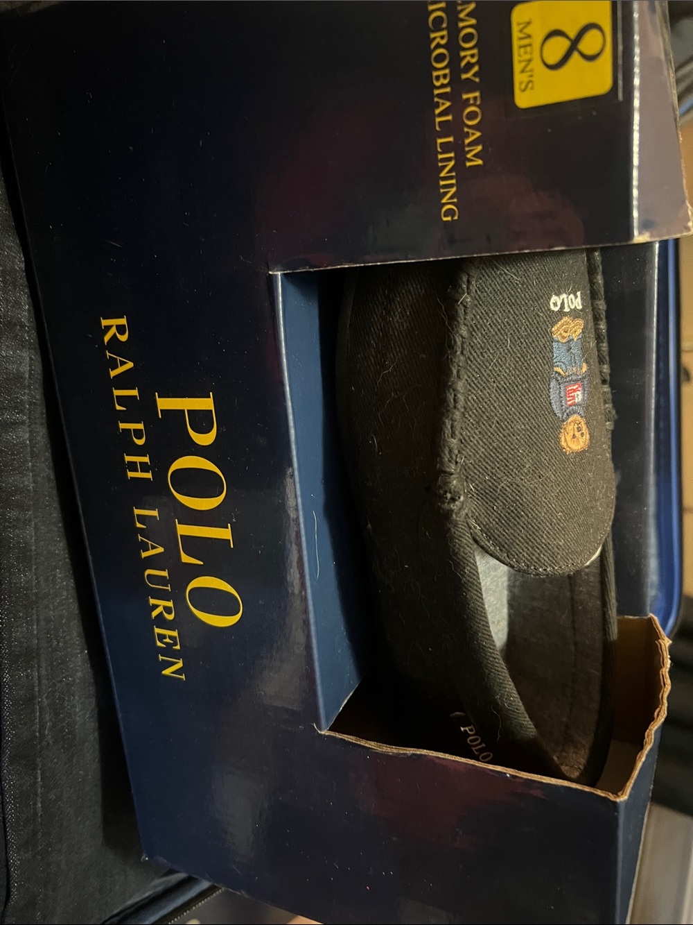 Polo by Ralph Lauren Black Men's Slip-On Loafers